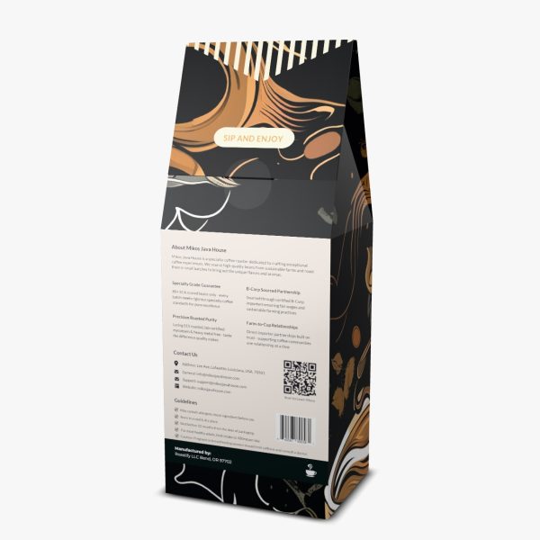 French Bitterroot Coffee, Dark Roast, 12 oz Bag - Image 2