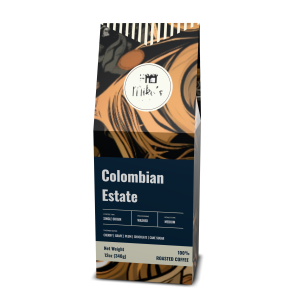 Colombian Estate Coffee, Medium Roast, 12 oz Bag
