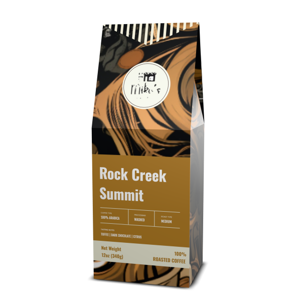 Rock Creek Summit Coffee, Medium Roast, 12 oz Bag