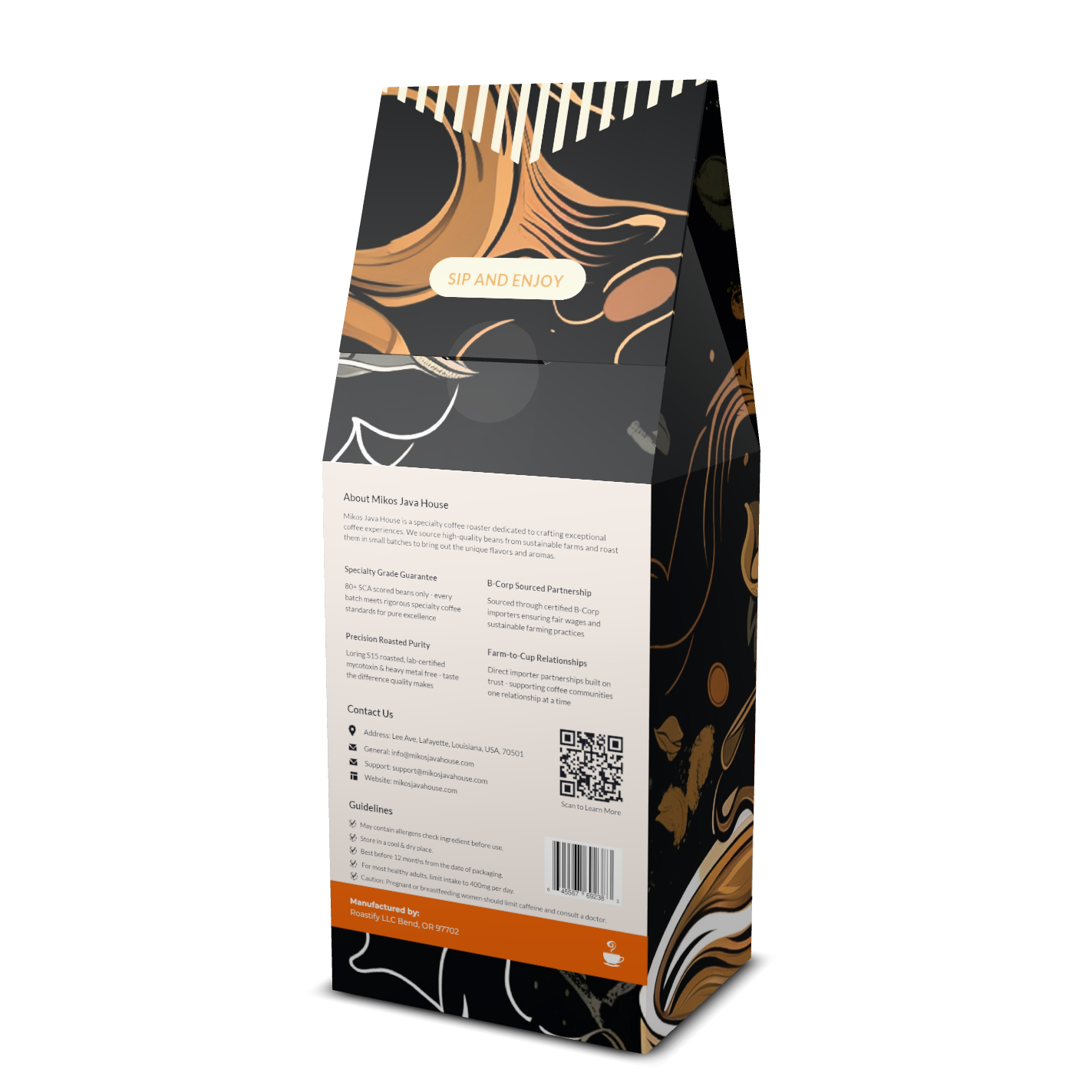 Cascade Cocoa WHB Back