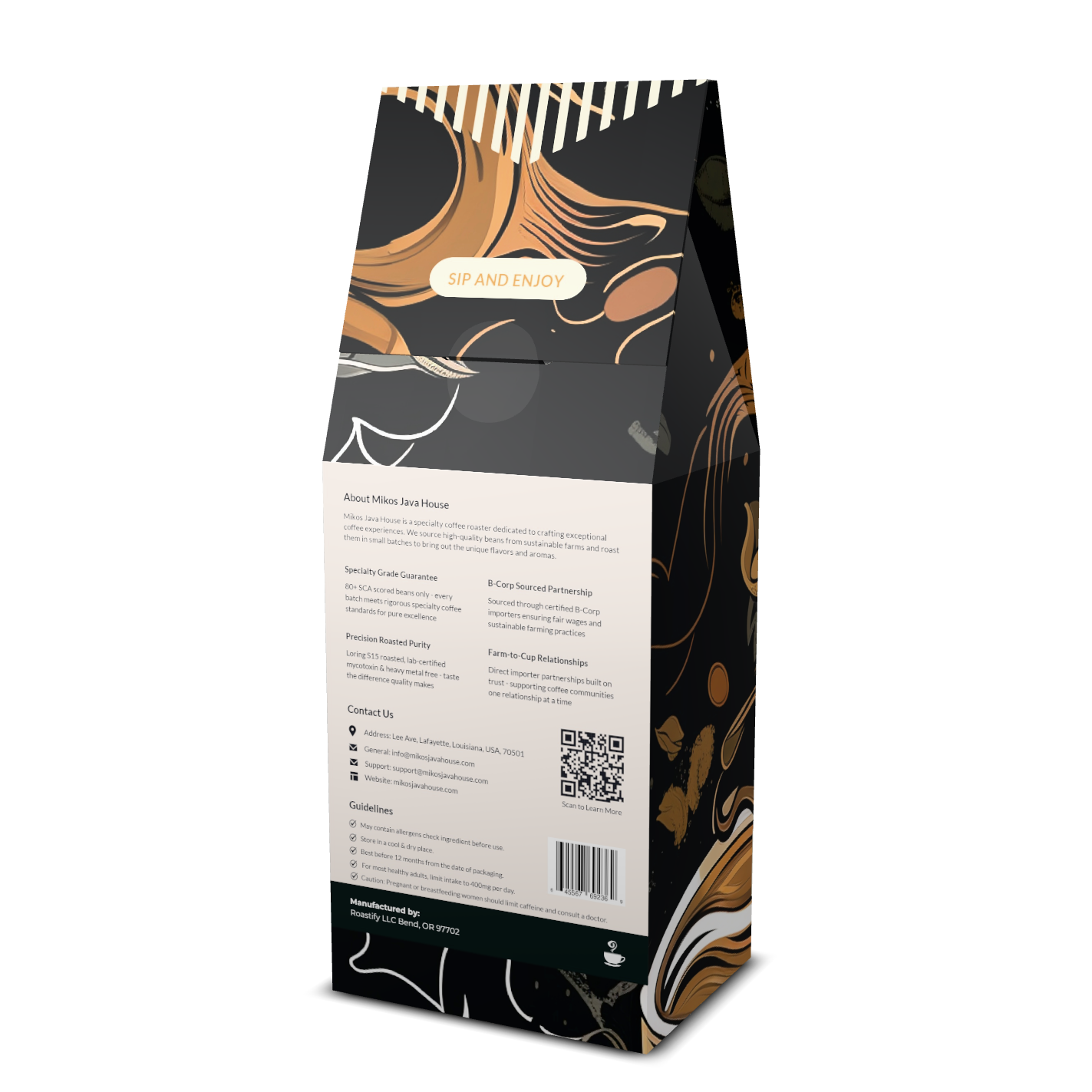 French Bitterroot WHB Back