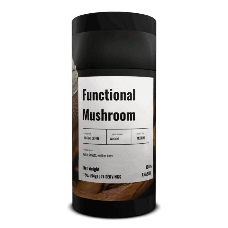 Instant Mushroom Coffee, 1.6 oz Tube – 27 Servings